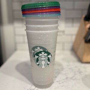 Set of 5 Starbucks Color Changing Cold Cups
